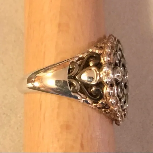 VGUC JAi by John Hardy Sterling & 14K Ring, SZ 9 - Picture 7 of 14